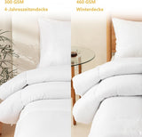 Good Nite Quilt All Seasons Quilt 155X220 Cm 4 Seasons Quilts Microfiber Quilt Four Seasons Quilt White (155X220 Cm) Quilts and Quilts Naty Shop