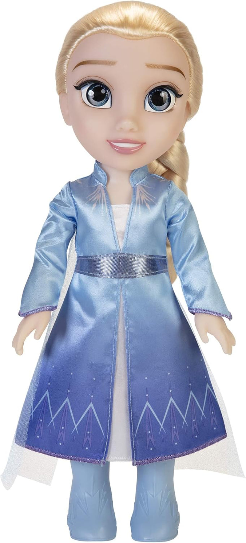 Disney Frozen 2 Elsa Travel Doll, 35 cm dukke med kultfilm-inspireret kjole, støvler og langt flettet hår for ekstra sjov til leg, til piger fra 3 år og opefter