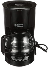 Russell Hobbs kaffemaskine [Digital timer, brusehoved for optimal udsugning og aroma] Teksturer+ (1 til 12 kopper, 1,25 l glaskaraffel, varmeplade, anti-drypsystem) Filterkaffemaskine 22620-56