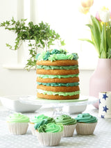 Sugarflair Pasta Madfarve, Grøn, Sæt med 4, Madfarve til Pasta, Fondant, Marcipan, Sukkerpasta, Smørcreme og mere: Ilex Green, Spring Green, Spruce Green, Party Green - Sæt med 4