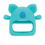 Nuby - Silikonetandhandske, BPA-fri, Blå Koala, 3 måneder og opefter