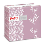 Fato - Tørre papirservietter, airlaid, tekstileffekt, pakke med 50 servietter, 40X40 foldet i 4 format, Tropicana Decor