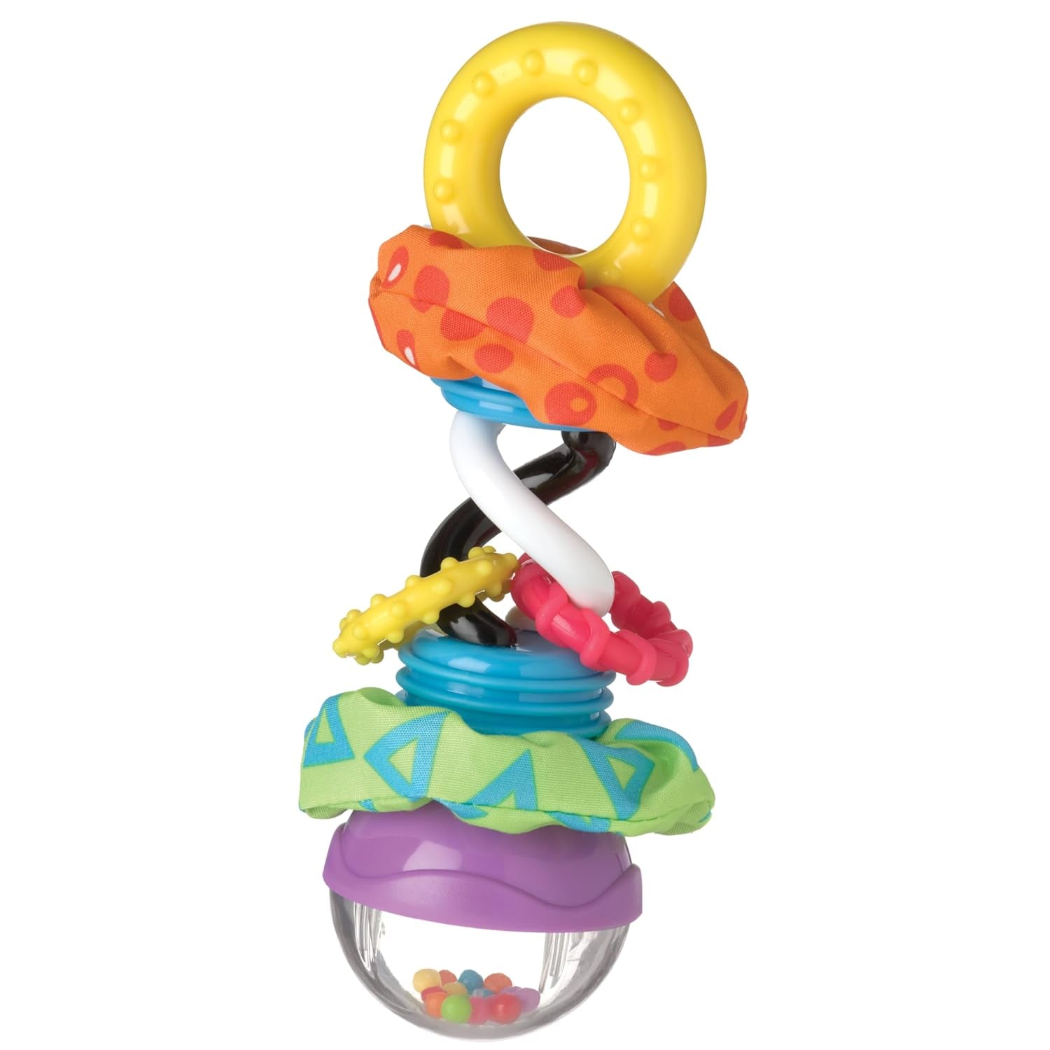 Playgro Rattle Super Shaker - ranglebold til babyer - ranglebold - ranglebold til børn - ranglebold - motorik - babylegetøj - motorik til babyer - farverigt Legetøj Bebe Naty Shop Rangle Super Shaker