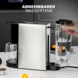 Princess 4 i 1 multikapsel espressomaskine - 1450 watt, kapsler, bælg, malet kaffe, BPA fri, 249450, 01.249450.01.001, sort, sølv