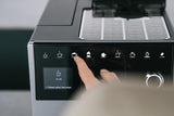 Melitta CI Touch - Fuldautomatisk espressomaskine med mælkesystem, espressomaskine med integreret kaffekværn og mælkeskummer, f.eks. til espresso eller cappuccino, sølv