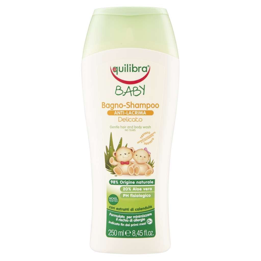 Equilibra Baby Bagno Shampoo 250 M Børn - Bad og Hudpleje Naty Shop