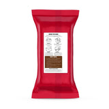 Ekstra Fondant Chokoladebrun 1 kg - Ekstra elastisk fondant med vaniljesmag, perfekt til dækning af kager - Chokoladebrun - 1 kg Sukkerpasta Naty Shop