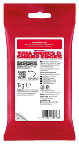 Ekstra Fondant Rød 1 kg - Ekstra elastisk fondant med vaniljesmag, perfekt til dækning af kager - Rød - 1 kg Sugar Paste Naty Shop