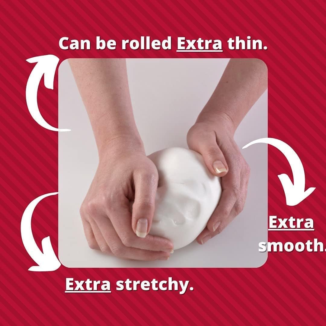 Ekstra Fondant Grøn 1 kg - Ekstra elastisk fondant med vaniljesmag, perfekt til dækning af kager - Grøn - 1 kg Sugar Paste Naty Shop