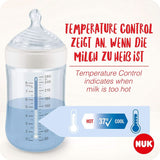 NUK Nature Sense manuel brystpumpe | Ammesæt med manuel brystpumpe, flasker og ammeindlæg Ultra Dry Comfort | 6 stk Babymad og ammetilbehør Naty Shop