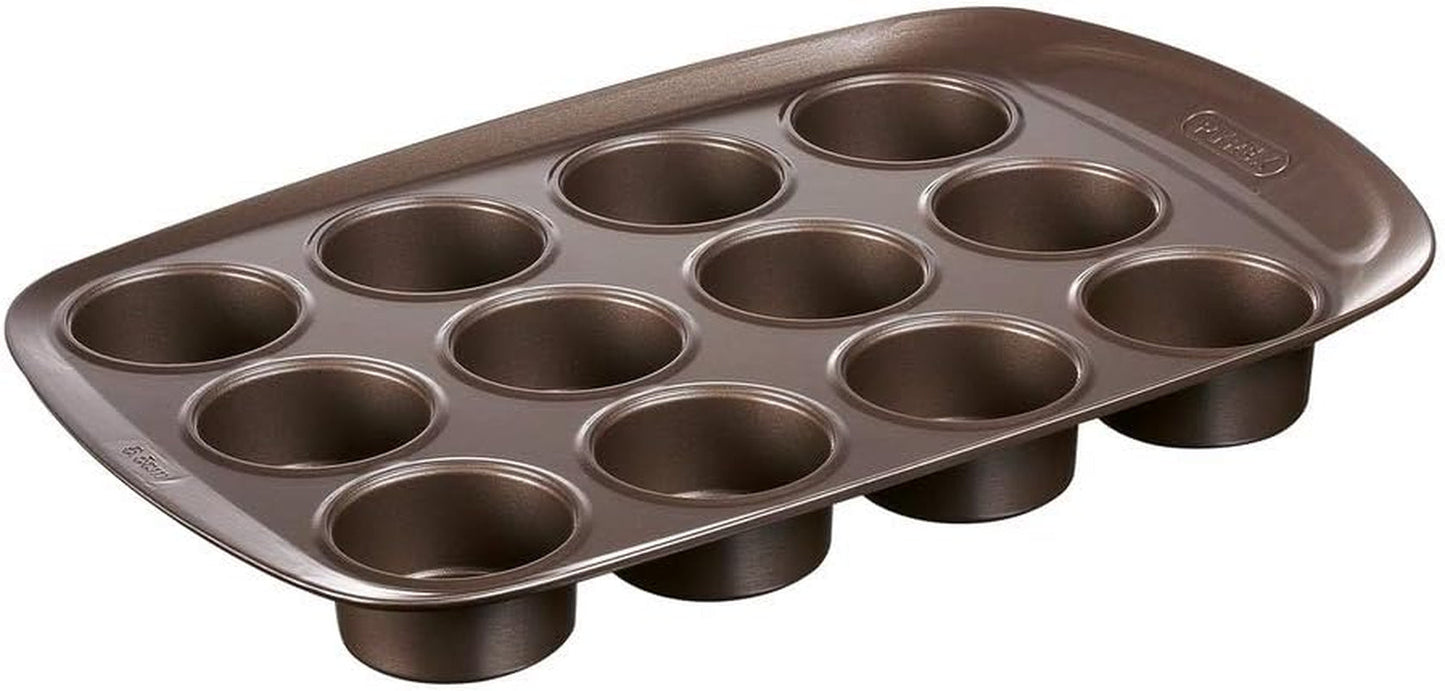 Pyrex BANDEJA 6 MAGDALENAS ASIMETRIA PX Muffinformchen, Metall, Bunt, 6 Magdalena Forme og bakker til bagning Naty Shop 12 Magdalena