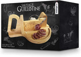 Traditionel pølseskærer - Pølseguillotine - 30 X 19 X 12 Cm - Massivt træskærere og udskærere Naty Shop