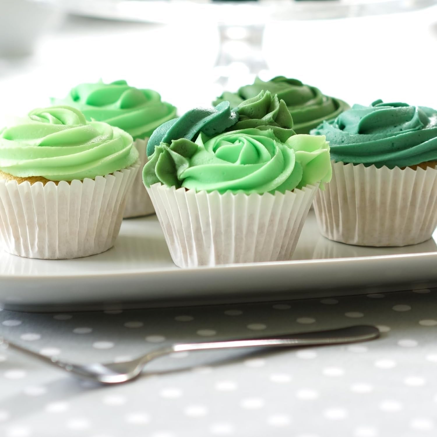 Sugarflair Pasta Madfarve, Grøn, Sæt med 4, Madfarve til Pasta, Fondant, Marcipan, Sukkerpasta, Smørcreme og mere: Ilex Green, Spring Green, Spruce Green, Party Green - Sæt med 4