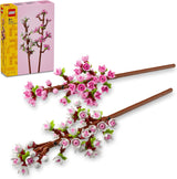 LEGO Botanicals Cherry Blossoms - Kunstige blomster til at bygge - Skrivebordsdekorationer til børn - Blomsterbuket til udstilling - Gave til kvinder og mænd fra 8 år - Botany Collection 40725 Byggesæt Besuche den LEGO-Store Kirsebærblomster