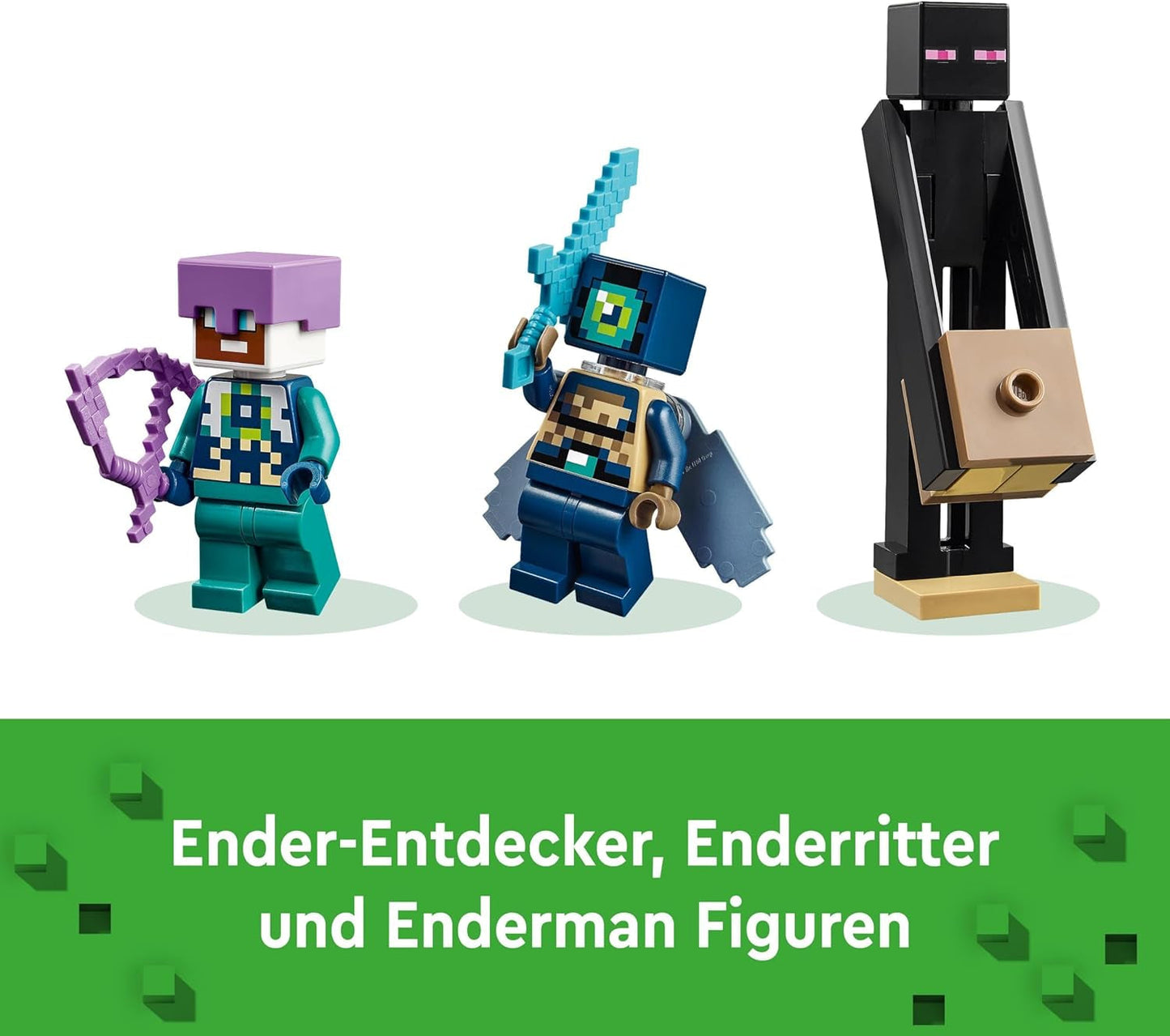 LEGO Minecraft The End Dragon and The End Ship Action-legetøj og opdagelsessæt Videospilbyggesæt Adventuresæt Gave til drenge og piger 8 år 21264 byggesæt Beuche den LEGO-Store