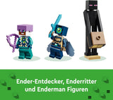 LEGO Minecraft The End Dragon and The End Ship Action-legetøj og opdagelsessæt Videospilbyggesæt Adventuresæt Gave til drenge og piger 8 år 21264 byggesæt Beuche den LEGO-Store