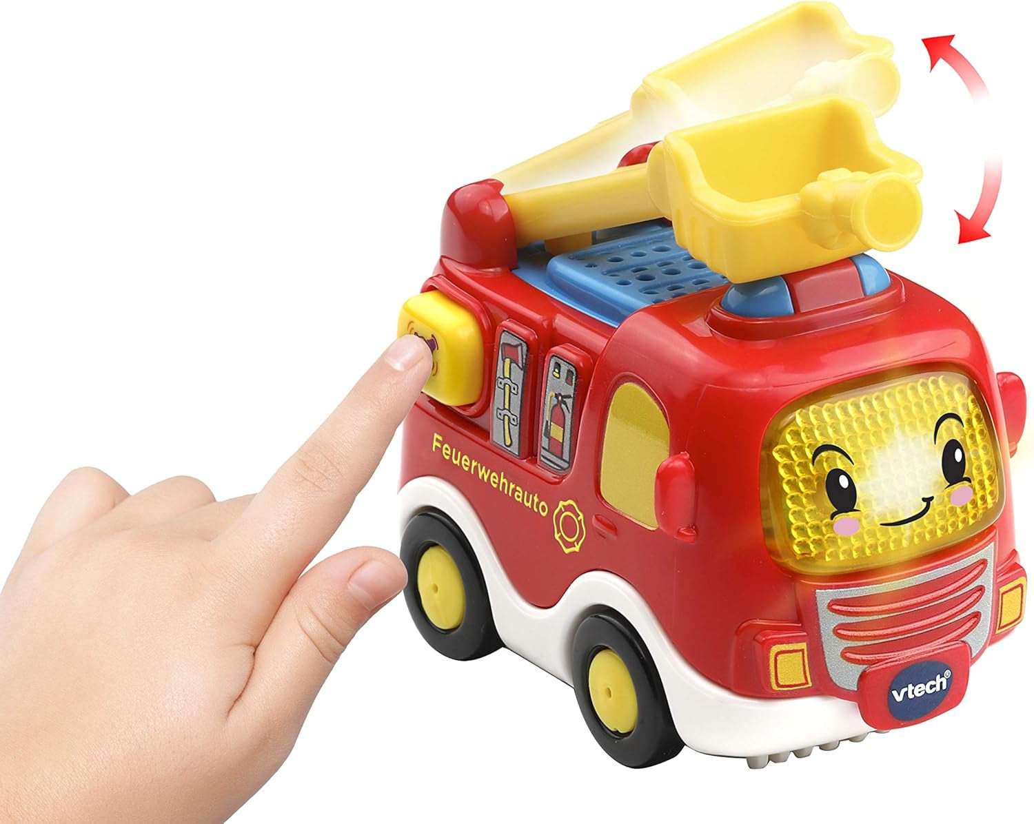 Vtech TUT TUT Baby Flitzer - Politi - I 1-5 år & TUT TUT Baby Flitzer - Brandbil - Legetøjsbil med musik, lysknap, sætninger og interessante lyde - I 1-5 år Baby Toys Naty Shop