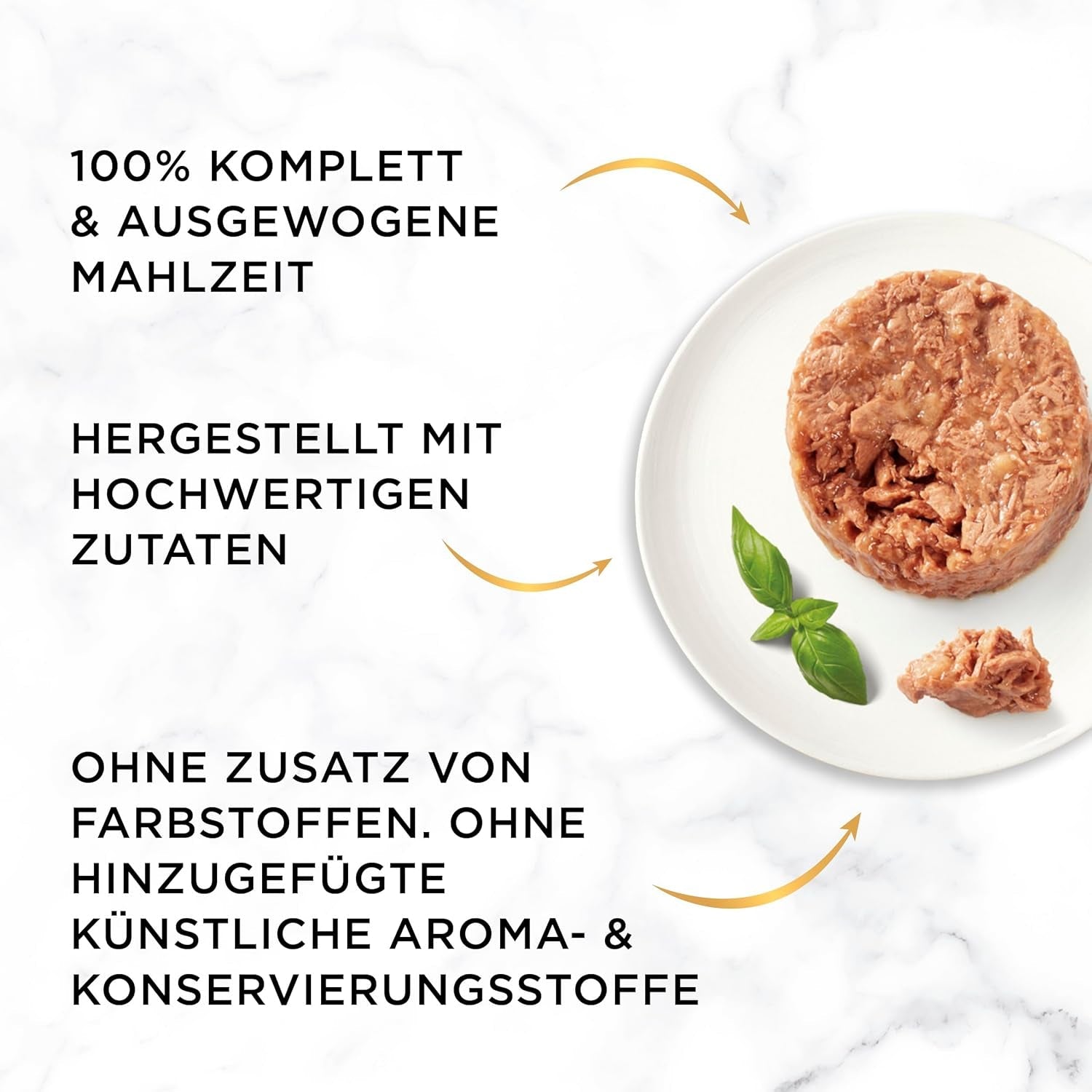 Gourmet guld raffineret Ragout Duetto laks og gul torsk våd kattefoder 12-pak (12 x 85 g)