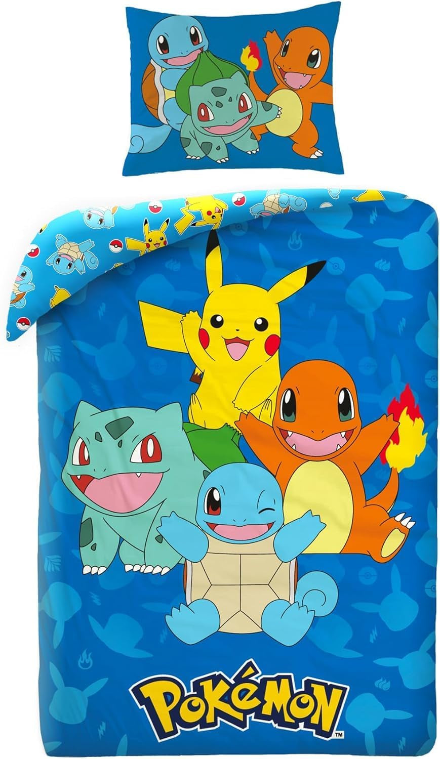 Sengesæt til børn, Pokemon, mikrofiber Sengetøj - børn Naty Shop Standardtitel