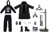 Rainbow High Shadow High - REXX McQueen - Moderigtig sort dukke med moderigtigt outfit og over 10 farverige legetilbehør - Ideel til samlere og børn i alderen 4-12 år