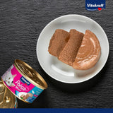 Vitakraft Poésie Mousse, våd kattefoder, luftskum, med laks, uden tilsat sukker eller korn (12 x 85g)
