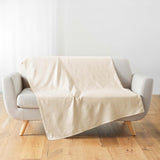 Douceur D'Intérieur, Tæppe (220 X 240 Cm) Lucile Curry, Polycotton, Unicolor senge og dyner Douceur d'Intérieur Natura 180 X 220 Cm