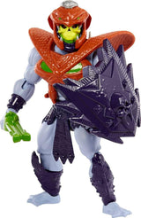 MASTERS of the UNIVERSE Snake Armor Skelet - 16 bevægelige led, retro emballage, mini tegneserie, for børn 6+ og voksne samlere, HKM68 Action Figures Naty Shop