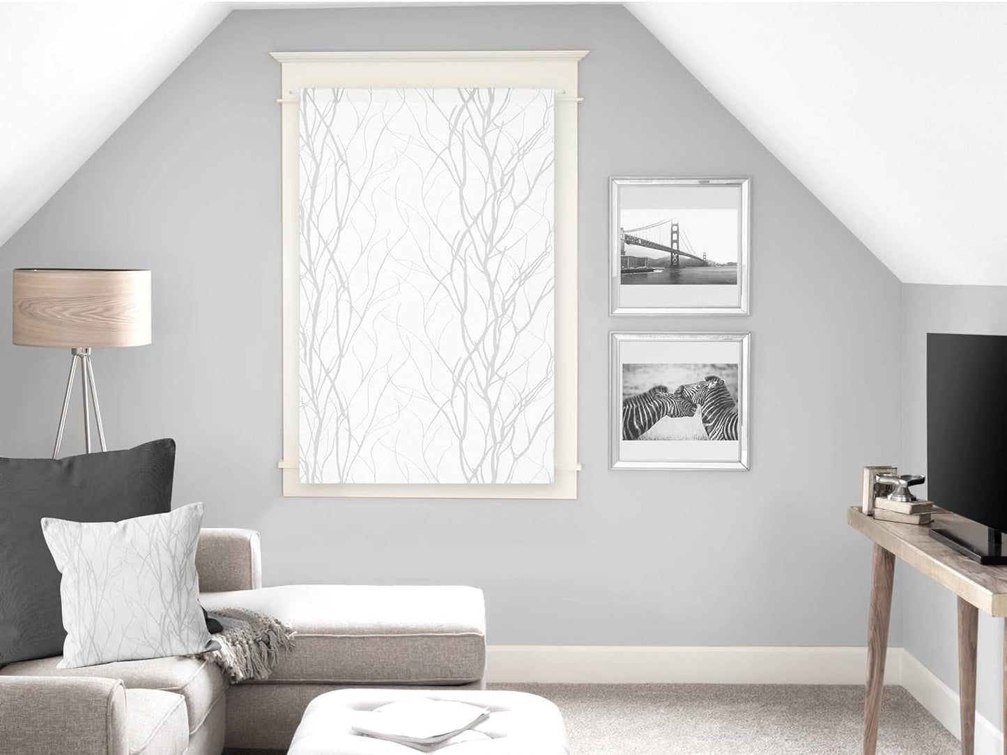 Soleil D'Ocre Liane Bise-Bise, Polyester, Hvid, 70 X 200 Cm Dyner og dyner Naty Shop Hvid H90 X B60 Cm (pakke med 1)