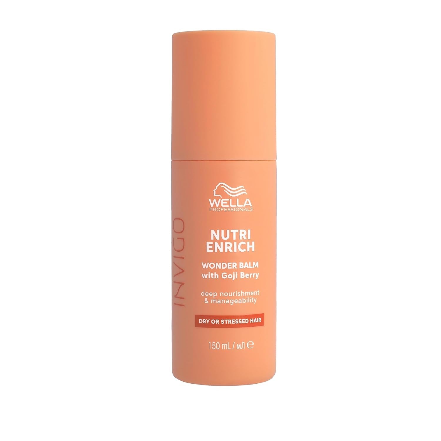 Wella Professionals Invigo Nutri Enrich - fugtgivende pleje til beskadiget hår - balsam, maske og balsam med vitamin E, panthenol og mandler - mod krus og til livlige krøller Naty Shop Conditioner Hair Mask