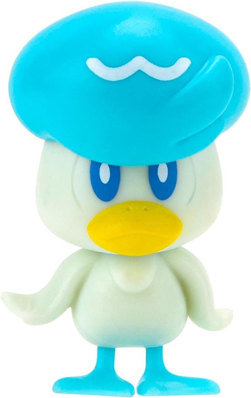 Pokémon PKW3402 - Battle Figure Multipack - 4-pak med Pikachu, Croc, Kwaks, Felori, officielle detaljerede figurer, 5 cm hver Action figurer Naty Shop