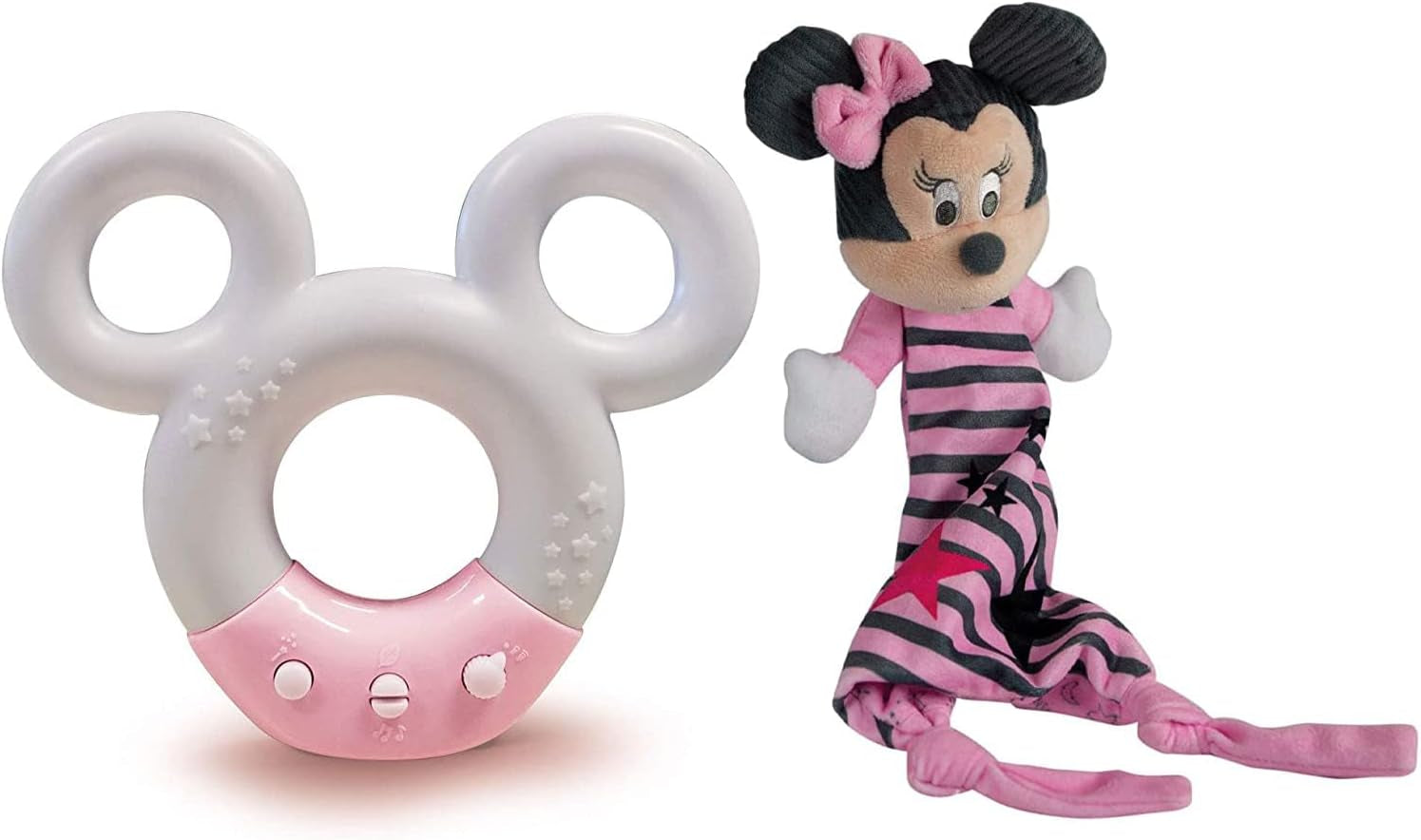 Clementoni 17396 Disney Baby Minnie Lyd & Farve Lampe Natlys Hvid Musik 0 måneder + Legetøj Bebe Naty Shop Baby Minnie Lampe