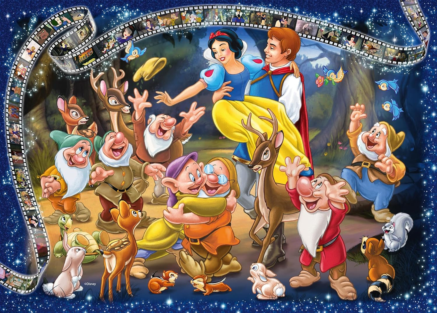 Ravensburger Puslespil 12000310 - Snehvide - 1000 brikker Disney puslespil til voksne og børn over 14 år Puslespil Naty Shop Disney tema