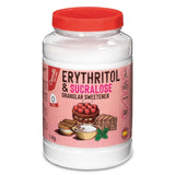 Erythritol + Sucralose 1:4 Süßstoff | 1G = 4G Zucker | 0 Netto-Kohlenhydrat - 0 Kalorien - 0 Glykämischer Index - Keto - Kein GVO - Castello siden 1907 - 1 Kg Sweeteners Naty Shop Standardtitel