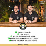 BARISTA ROYAL Bio Kaffeebohnen 1kg "Special Selection" | Frische Kaffeebohnen direkte handel | 70% Arabica, 30% Robusta Kaffee ganze Bohnen | Ideel til fuldautomatiske og filtermaskiner