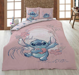 Stitch Aloha Vendbart Sengetøjssæt Piger Sengetøj 100 % bomuld Sengetøj - Kids Naty Shop Standardtitel