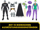 DC Batman Adventures Batman Vs the Joker actionfigursæt, 30 cm - 2 fuldt bevægelige figurer med 12 gear til spændende rollespil, legetøj til 4+ børn Actionfigurer Naty Shop