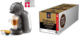 NESCAFÉ DOLCE GUSTO Krups KP1238 Mini Me kaffekapselmaskine, 15 bar, kompakt, højtryks kaffemaskine, over 30 kaffekreationer, valg af drikkestørrelse, sort/antracit mit Dallmayr Prodomo