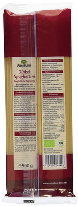 Økologisk spelt spaghetti, 500g
