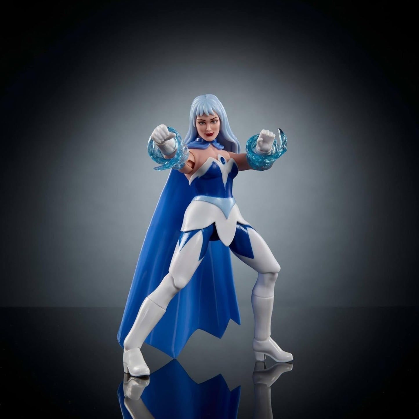 Masters of the Universe Origins Action Figure Cartoon Collection Frosta, ca. 14 cm høj, fra 1980'ernes tv-serie, magtens prinsesse med iskraft, detaljeret design og kappe, JBM87 Actionfigurer Naty Shop