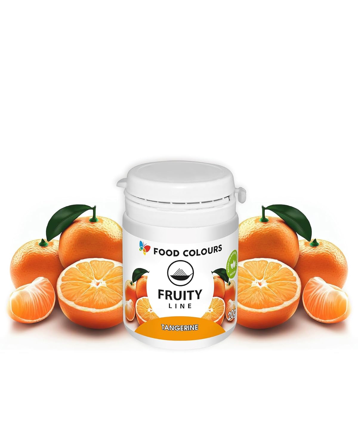 Madfarvepulver naturlig farve Fruity Line BLUEBERRY 20G naturligt farvepulver til cremer glasur svampdej i pulverform madfarve til drinks gelé