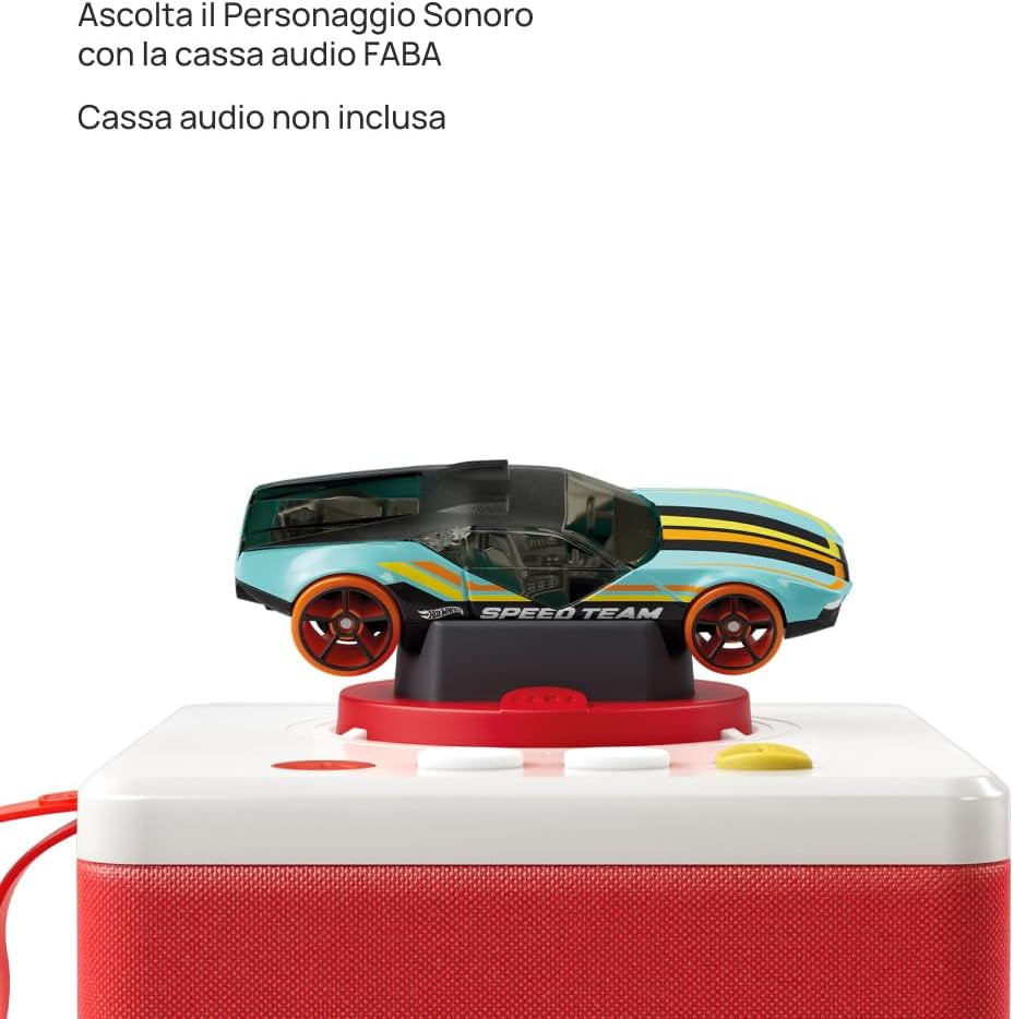 Hot Wheels dinosaurangreb lydfigur - historier og lydhistorier for drenge og piger 3-5 år, legetøj med pædagogisk indhold, italiensk version Jucarii Bebe Naty Shop