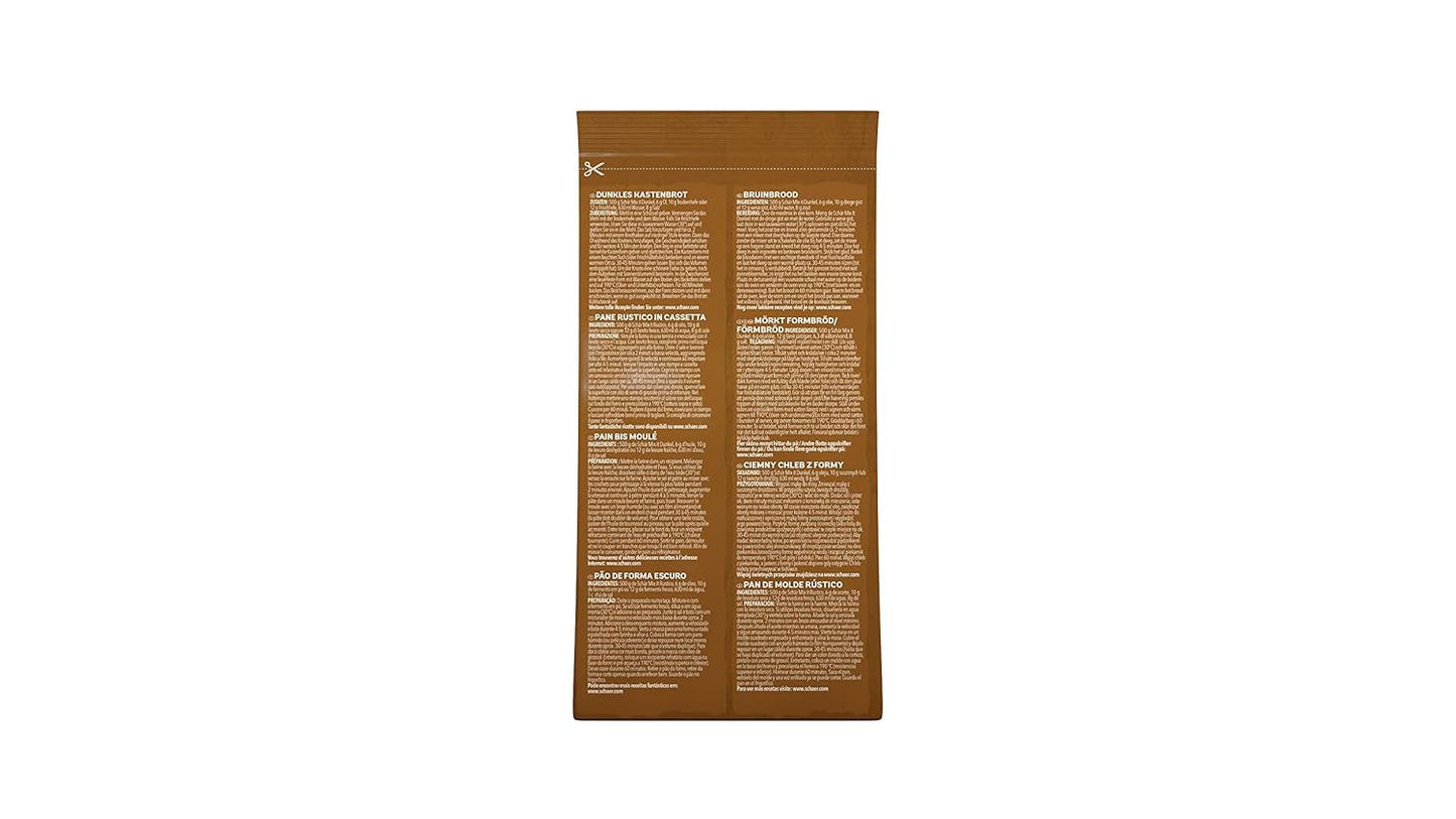 Mix It Dunkel Backmischung Glutenfrei 1Kg, 10Er Pack Blanding til bagning og madlavning Naty Shop