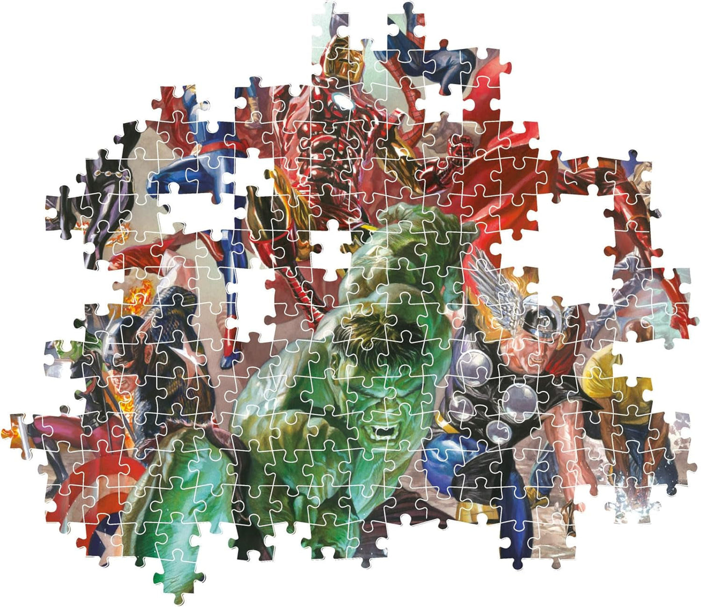 Clementoni Marvel Puslespil 500 brikker Voksne - Voksenpuslespil i 49 X 36 cm - Udfordrende voksenpuslespil fra Clementoni 35546 Puslespil Naty Shop