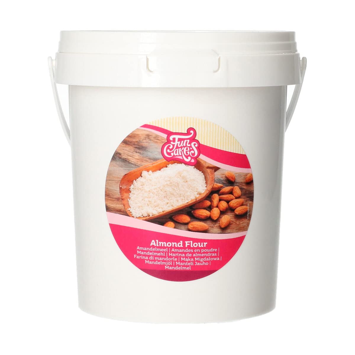 Funcakes Mandelmel: 100% malede mandler, 350 gram Bland til bagning og madlavning Naty Shop Standardtitel