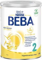 BEBA 2 - Tilskudsmælk efter 6 måneder, med 5 HMO-komplekser, alderssvarende proteinindhold, laktosefri, palmeoliefri, fiskeoliefri, babymad, babymælkpulver, 3 stk. (3 x 800 g)