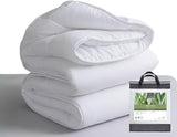 Tural - Dyne 150 X 220 cm med Aloe Vera-behandling, fiberfyld 300 G/M², blød, åndbar, Oeko-Tex certificeret (hvid, seng 90 cm) Dyner og dyner Naty Shop 150X220
