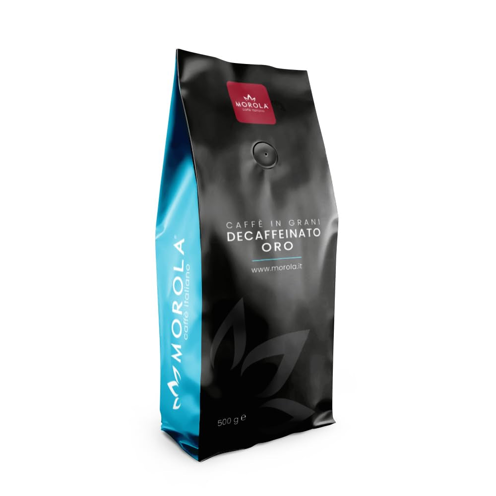 Morola koffeinfri kaffebønner Golden koffeinfri blanding granulat rig smag og enestående creme kaffebønner Friskmalede deca bønner (500 g)