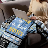 ZQYMM kristne gaver til kvinder mænd, dåbs-/konfirmationsgaver til piger/drenge, Inspirerende/religiøse, katolske spirituelle gaver, kristne fødselsdagsgaver ZQYMM senge og tæpper