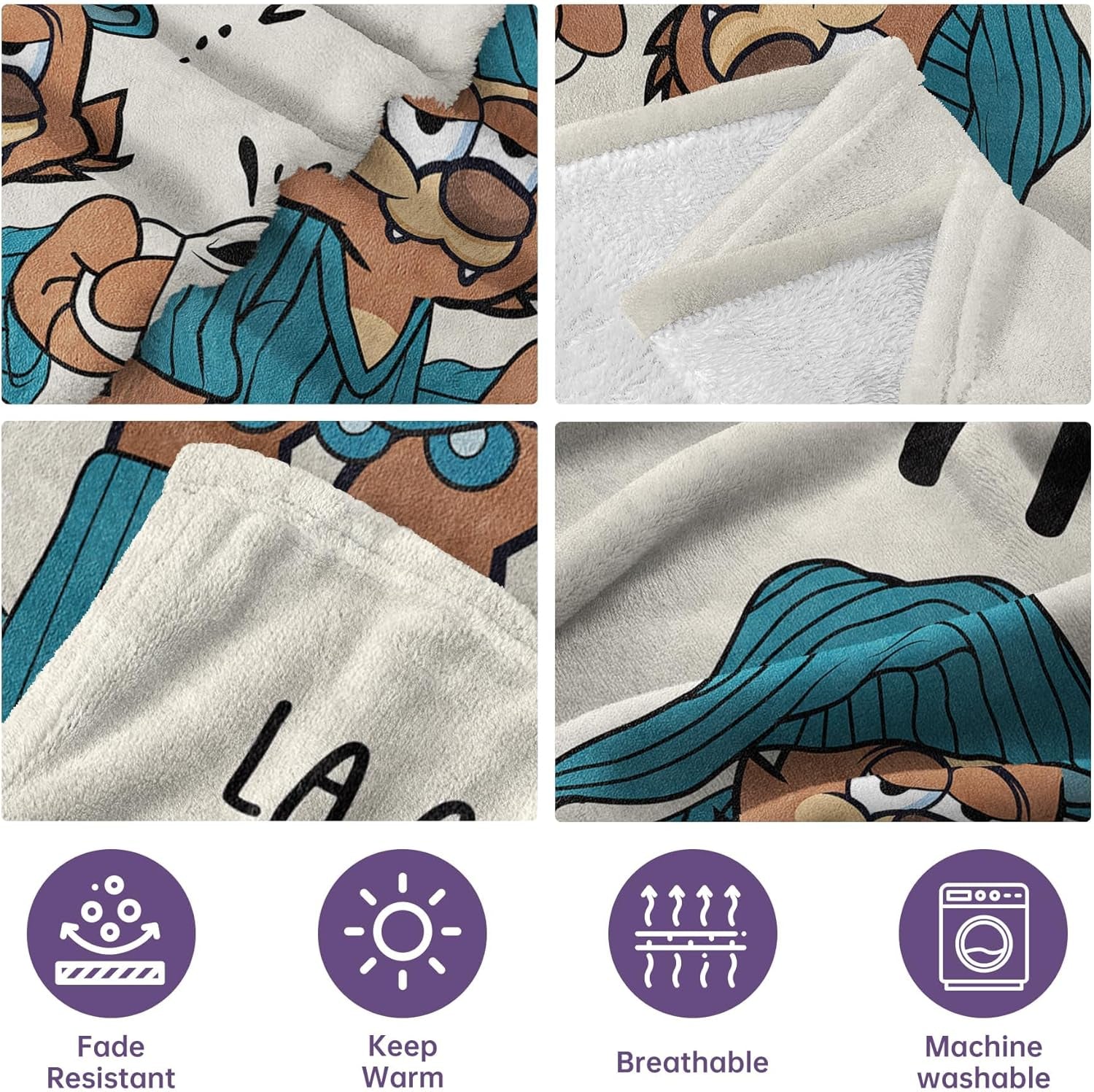 Juratar flanneltæppe til far - gave til fødselsdag, fars dag og jul - 152 X 130 cm Senge og tæpper Besuche den Juratar-Store