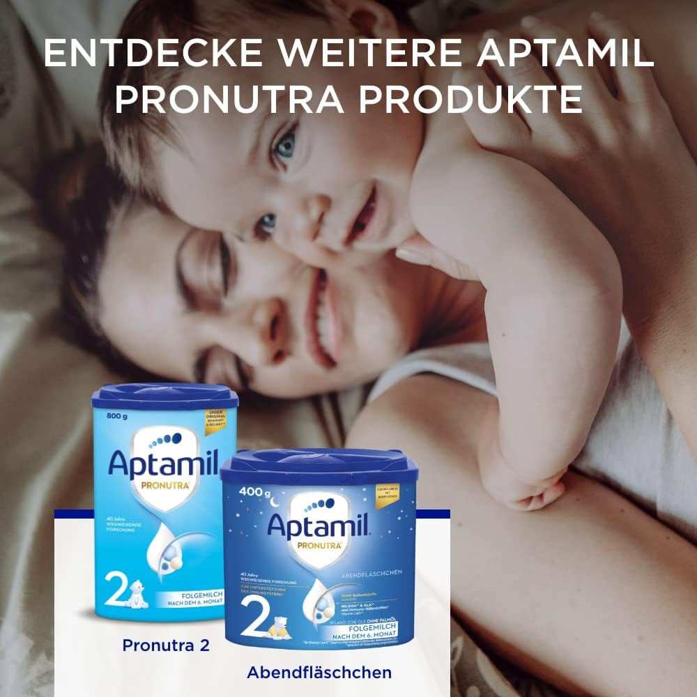 Aptamil Pronutra 2, tilskudsmælk efter 6 måneder, drikkeklar babymælk (4 x 200 ml)